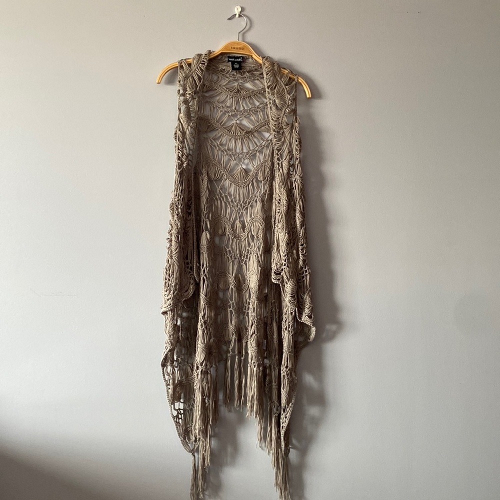 Bohemian Open Knit Cardigan